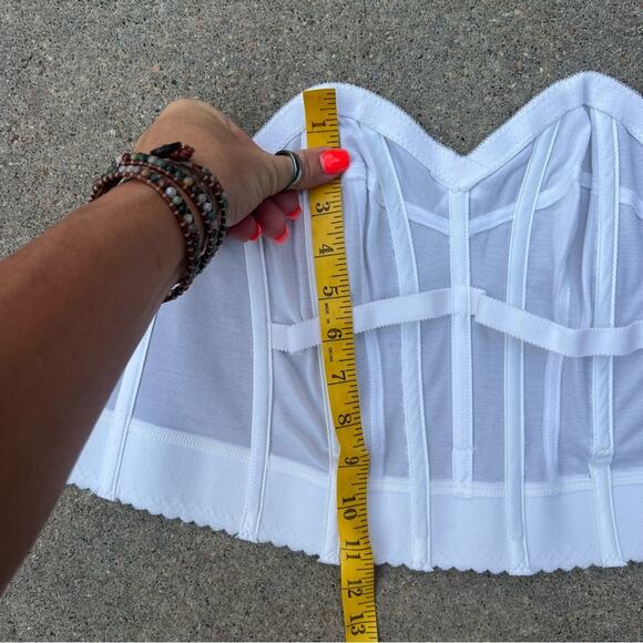 Vintage 60s 70s Wynette by Valmont White Ivory Bustier 32C Style 737 - Picture 4 of 6